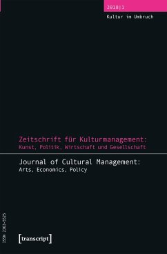 Cover Zeitschrift für Kulturmanagement: Kunst, Politik, Wirtschaft und Gesellschaft (eBook, PDF)