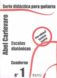 Cover Escalas diatonicas vol.1 para guitara (sp/en) Cuaderno 1