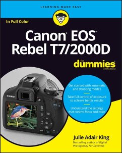 Canon EOS Rebel T7/2000D For Dummies - King, Julie Adair (Indianapolis, Indiana)