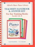 Alfred's Basic Piano Library Ear Training Teacher's Handbook and Answer Key, Bk 1a-4