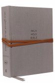 NKJV, Journal the Word Bible, Hardcover, Gray, Red Letter Edition, Comfort Print