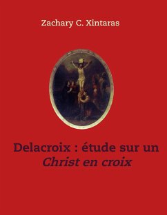 Delacroix étude sur un Christ en croix