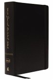 NKJV, Journal the Word Bible, Imitation Leather, Black, Red Letter Edition, Comfort Print