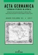 Acta Germanica - Bild 1