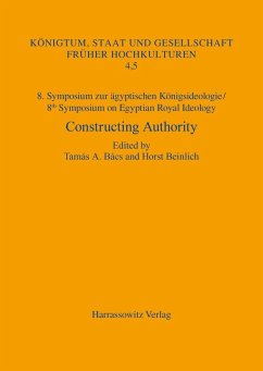 8. Symposium zur ägyptischen Königsideologie/8th Symposium on Egyptian Royal Ideology (eBook, PDF)