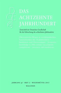 Ökonomisches Wissen in enzyklopädischen Sammelwerken des 18. Jahrhunderts - Strukturen und Übersetzungen (eBook, PDF)