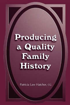 Cover Producing a Quality Family History (eBook, ePUB)