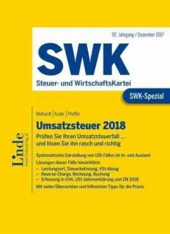 SWK-Spezial Umsatzsteuer 2018 - Melhardt, Stefan;Kuder, Bernhard;Pfeiffer, Sebastian