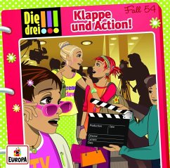 Die drei !!! - Klappe und Action! / Die drei Ausrufezeichen Bd.54 (1 Audio-CD)