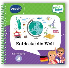 Cover VTech 80-481504 - Entdecke die Welt, Magi Book, Lernstufe 3, interaktives Lernbuch