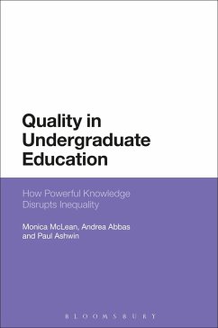 Cover Quality in Undergraduate Education (eBook, ePUB)