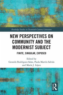 New Perspectives on Community and the Modernist Subject (eBook, PDF)