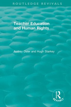 Cover Teacher Education and Human Rights (eBook, PDF)