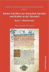 Kleine Schriften zur deutschen Sprache und Kultur in der Slowakei