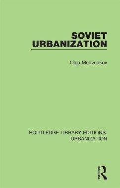 Soviet Urbanization (eBook, PDF) - Medvedkov, Olga