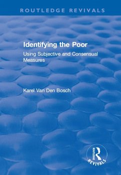 Identifying the Poor (eBook, ePUB) - Bosch, Karel van den