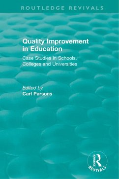 Cover Quality Improvement in Education (eBook, PDF)