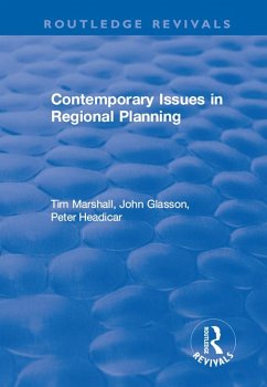 Cover Contemporary Issues in Regional Planning (eBook, ePUB)
