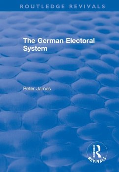 Cover The German Electoral System (eBook, PDF)