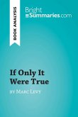 If Only It Were True by Marc Levy (Book Analysis) (eBook, ePUB)