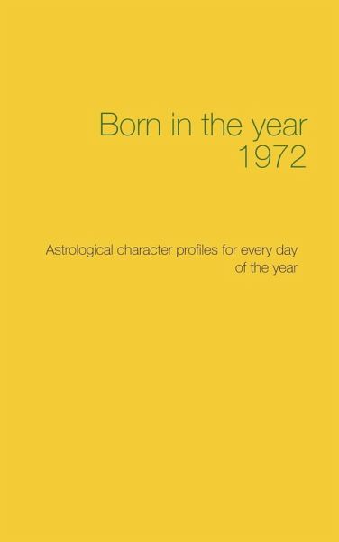 Born in the year 1972 (eBook, ePUB)