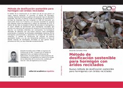 Método de dosificación sostenible para hormigón con áridos reciclados - González Arias, Eduardo