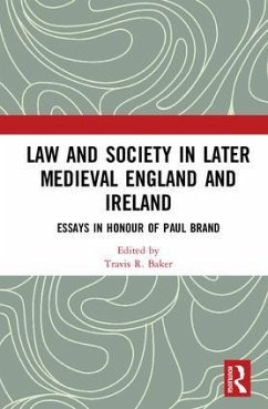 Law and Society in Later Medieval England and Ireland