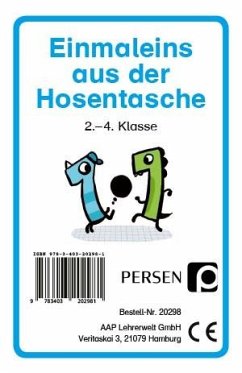 Einmaleins aus der Hosentasche, Kartenspiel