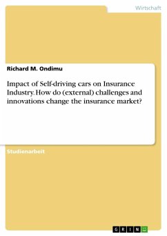 Impact of Self-driving cars on Insurance Industry. How do (external) challenges and innovations change the insurance market? - Ondimu, Richard M.