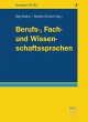 Berufs-, Fach- und Wissenschaftssprachen - Bild 1
