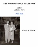 The World of Your Ancestors - Dates - 1950-1979 (5 of 6) (eBook, ePUB)