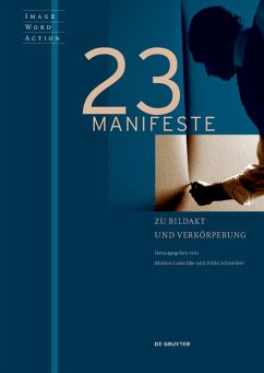 23 Manifeste zu Bildakt und Verkörperung (eBook, ePUB)