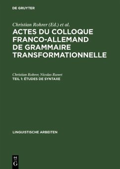 Cover Études de syntaxe (eBook, PDF)