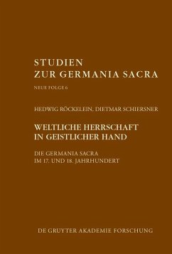 Weltliche Herrschaft in geistlicher Hand (eBook, PDF)