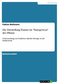 Die Darstellung Traians im &quote;Panegyricus&quote; des Plinius (eBook, ePUB)