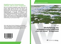 Modellierung der Schneeschmelze während ¿rain-on-snow¿ Ereignissen - Larghi, Marco