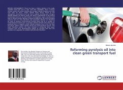 Reforming pyrolysis oil into clean green transport fuel
