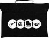 Music Bag - Instruments (Black) Music Bag - Instruments (Black)