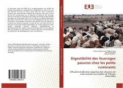 Digestibilité des fourrages pauvres chez les petits ruminants - Matumuini Ndzani Essié, Férence;Boukila, Benoit;Pamo T., Etienne