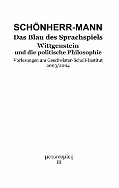 Das Blau des Sprachspiels (eBook, ePUB)