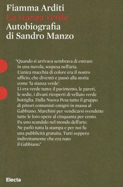 Cover La stanza verde. Autobiografia di Sandro Manzo