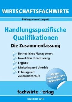 Cover Wirtschaftsfachwirte: Handlungsspezifische Qualifikationen