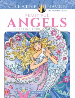 Creative Haven Beautiful Angels Coloring Book - Sarnat, Marjorie