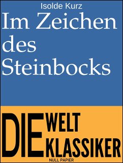 Im Zeichen des Steinbocks (eBook, PDF) - Kurz, Isolde