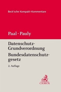 Cover Datenschutz-Grundverordnung, Bundesdatenschutzgesetz, Kommentar