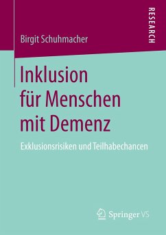 Inklusion für Menschen mit Demenz - Schuhmacher, Birgit