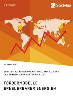 Fördermodelle Erneuerbarer Energien. Vor- und Nachteile des EEG 2017, EEG 2014 und des schwedischen Quotenmodells (eBook, ePUB)