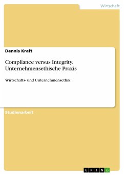 Cover Compliance versus Integrity. Unternehmensethische Praxis (eBook, ePUB)