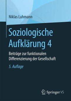 Soziologische Aufklärung 4 - Luhmann, Niklas