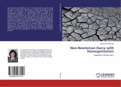 Non-Newtonian Darcy with Homogenization